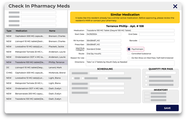 Does Pennsylvania Group Homes Use Electronic Mar