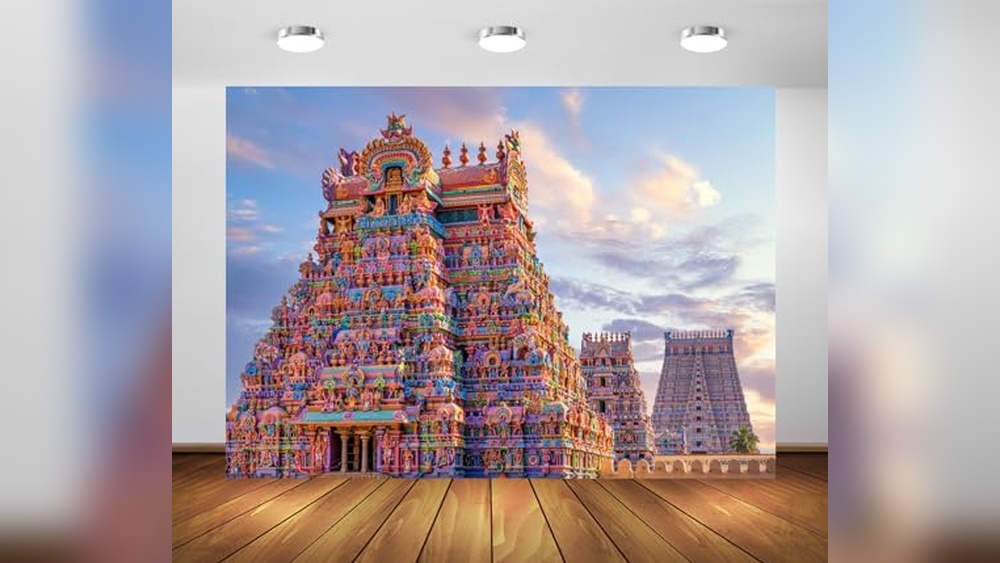 Best Electronic Shops in Trichy for Unique Temple Backdrop Decor