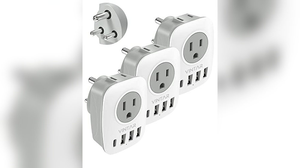 Best Electronics Kuwait Contact Number for VINTAR 3-Pack Travel Adapter Deals